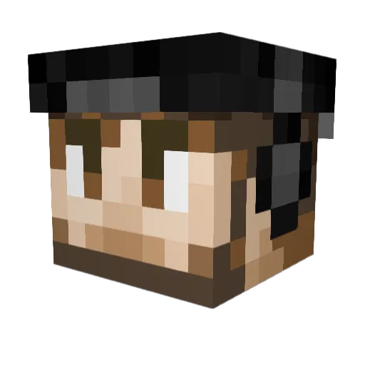 TheADProdigy Minecraft avatar head, 3D render