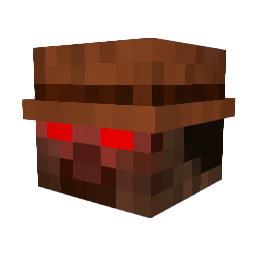 TheAbridged Minecraft avatar head, 3D render