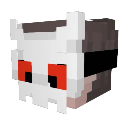 TheAbuDhabi Minecraft avatar head, 3D render
