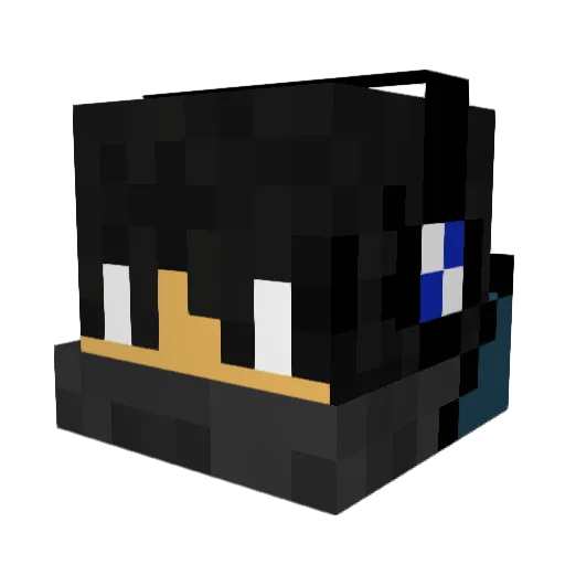 TheAbuser Minecraft avatar head, 3D render