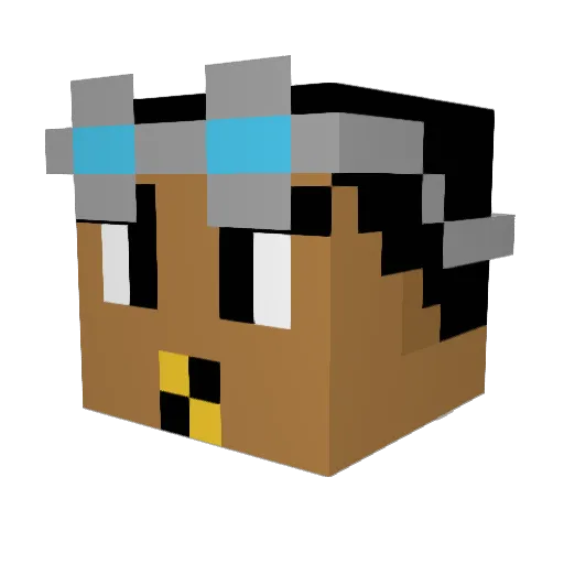 TheAce671 Minecraft avatar head, 3D render
