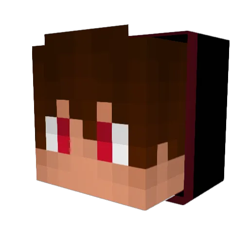 TheAdear Minecraft avatar head, 3D render