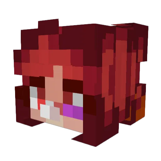 TheAdventurer_90 Minecraft avatar head, 3D render