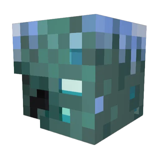 TheAiky Minecraft avatar head, 3D render