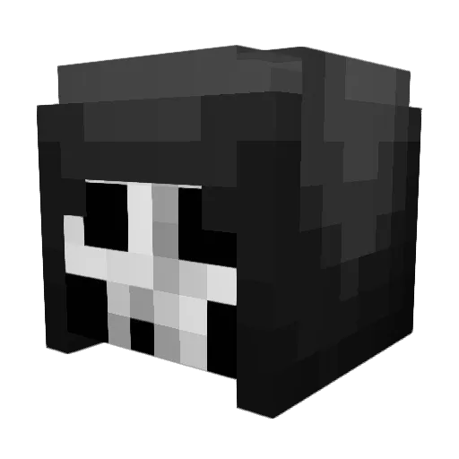 TheAlanMech Minecraft avatar head, 3D render
