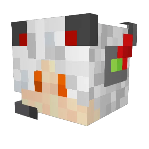 TheAleMax13 Minecraft avatar head, 3D render