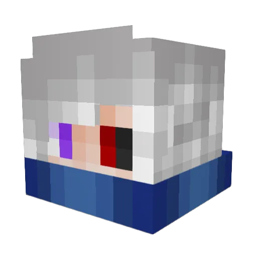TheAlexPlayer Minecraft avatar head, 3D render