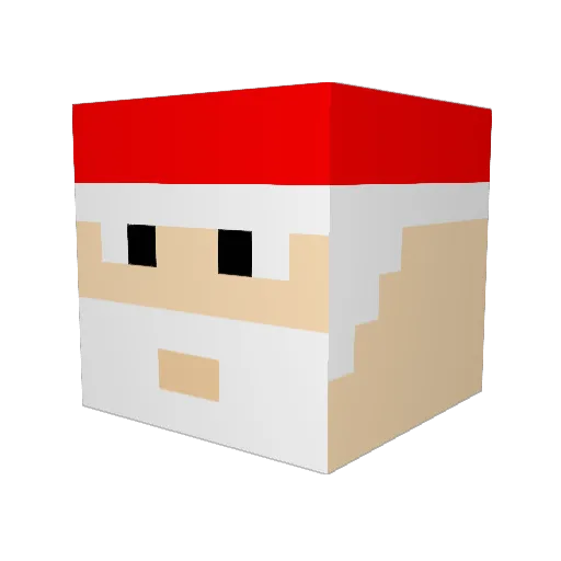 TheAlmaMC Minecraft avatar head, 3D render