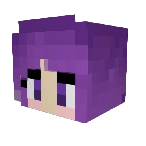 TheAlmightyM Minecraft avatar head, 3D render
