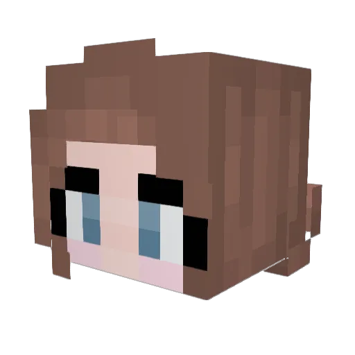 TheAloegator Minecraft avatar head, 3D render