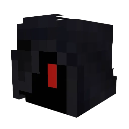 TheAlons Minecraft avatar head, 3D render