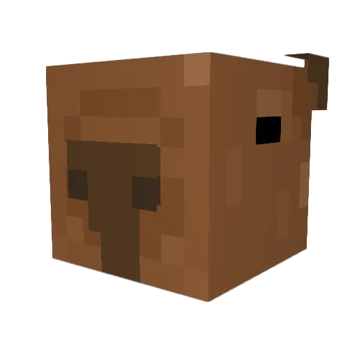 TheAlwin Minecraft avatar head, 3D render