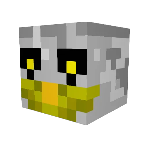 TheAmazingEagle Minecraft avatar head, 3D render