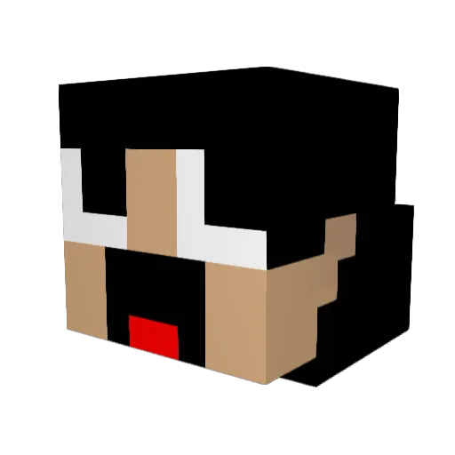 TheAmazingKlix Minecraft avatar head, 3D render