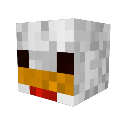 TheAmazingPhelix Minecraft avatar head, 3D render