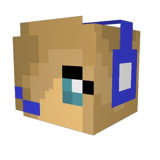 TheAmazingPug07 Minecraft avatar head, 3D render