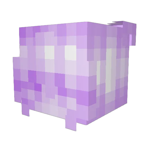 TheAmethystAngel Minecraft avatar head, 3D render