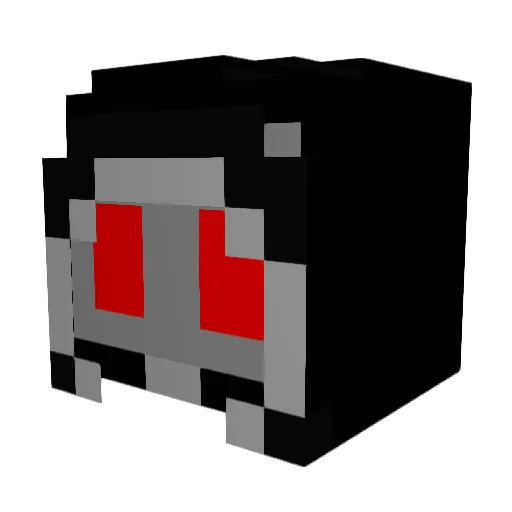 TheAnarq Minecraft avatar head, 3D render