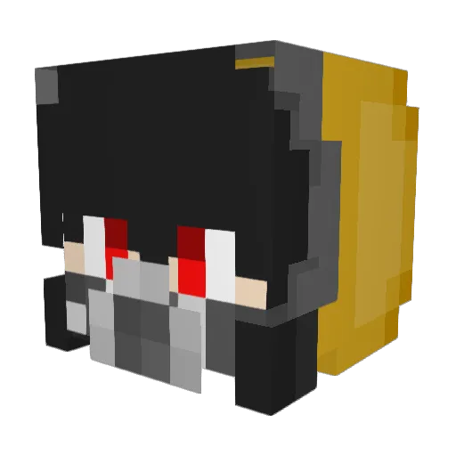 TheAndresKing Minecraft avatar head, 3D render