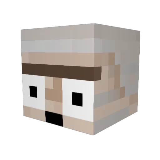 TheAndreso400 Minecraft avatar head, 3D render