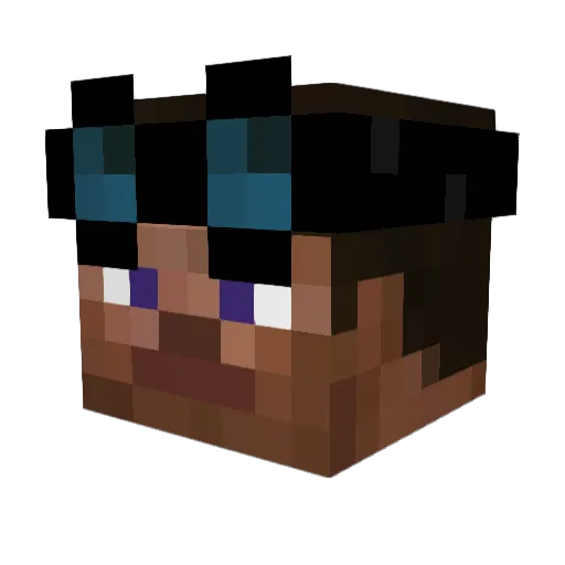 TheAndy97 Minecraft avatar head, 3D render