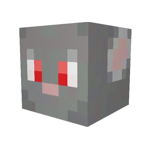 TheAndyRat Minecraft avatar head, 3D render