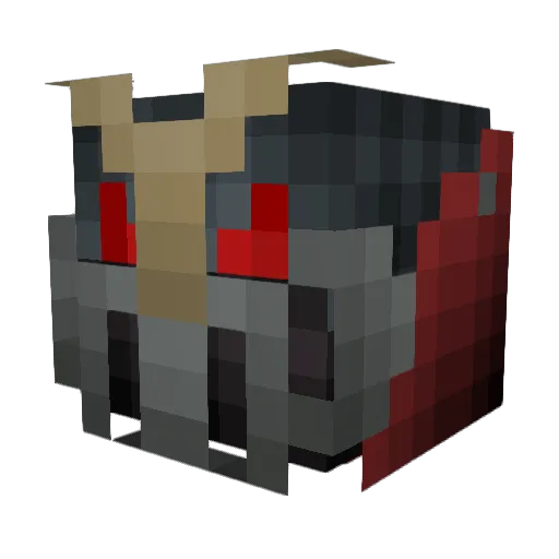 TheAngryGIANT Minecraft avatar head, 3D render