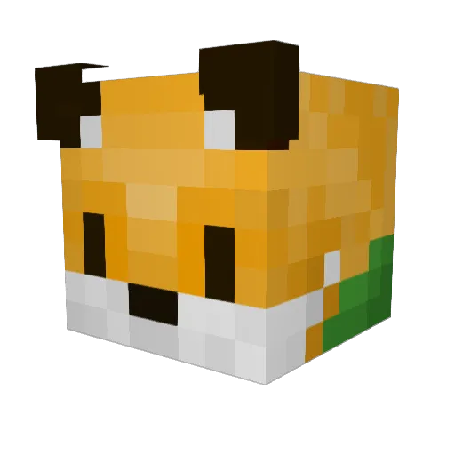 TheAntCraftCam Minecraft avatar head, 3D render