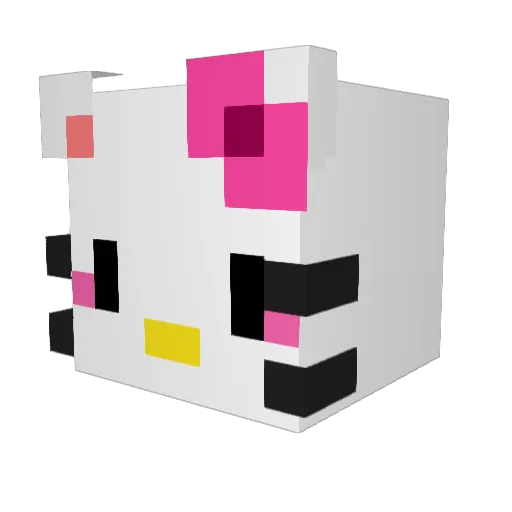TheAntiXrist Minecraft avatar head, 3D render