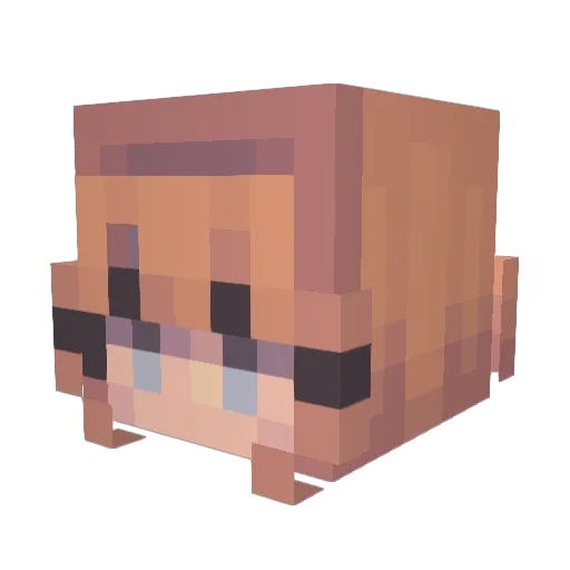 TheArcherArtemis Minecraft avatar head, 3D render
