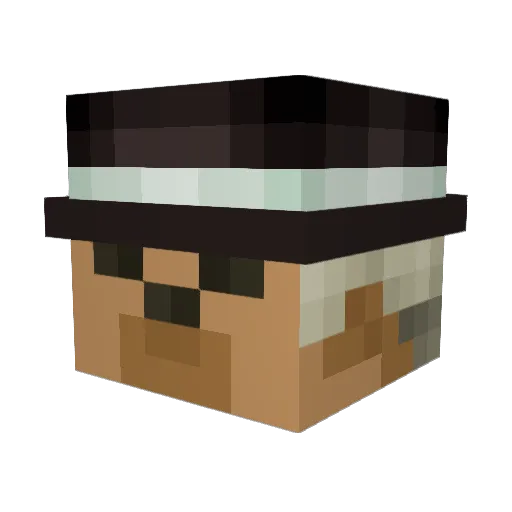 TheArchmagos Minecraft avatar head, 3D render