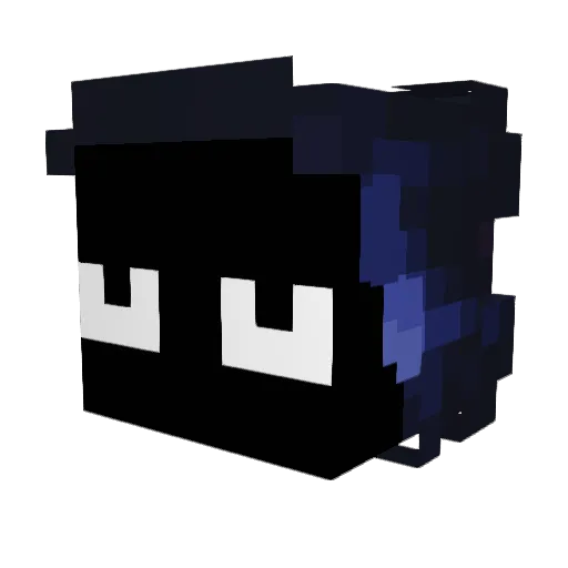 TheArenaHazard Minecraft avatar head, 3D render