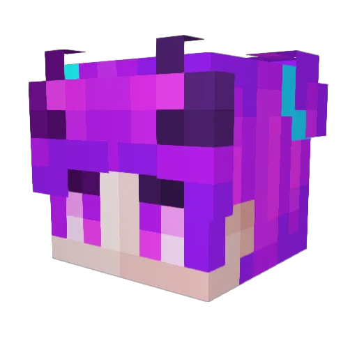 TheArgonianGame Minecraft avatar head, 3D render