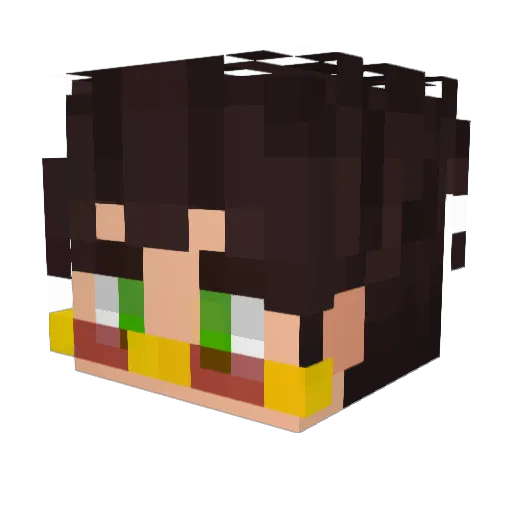 TheArtemchik Minecraft avatar head, 3D render