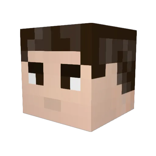TheArtilo Minecraft avatar head, 3D render