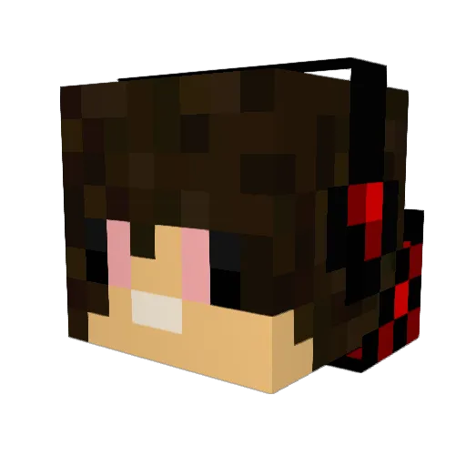 TheArtison Minecraft avatar head, 3D render