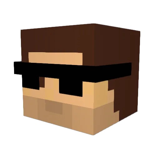 TheArtist67 Minecraft avatar head, 3D render