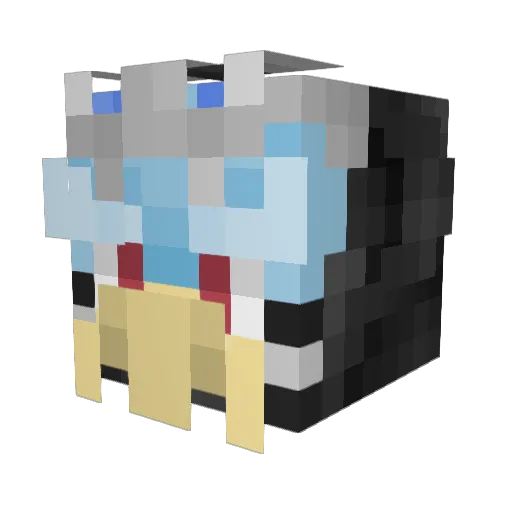 TheArtist_ Minecraft avatar head, 3D render