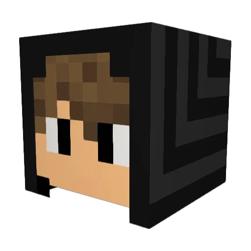 TheAsianRamen Minecraft avatar head, 3D render