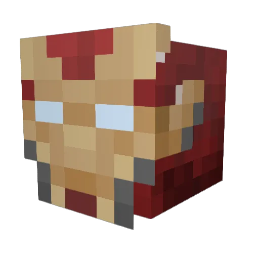 TheAssassin71 Minecraft avatar head, 3D render