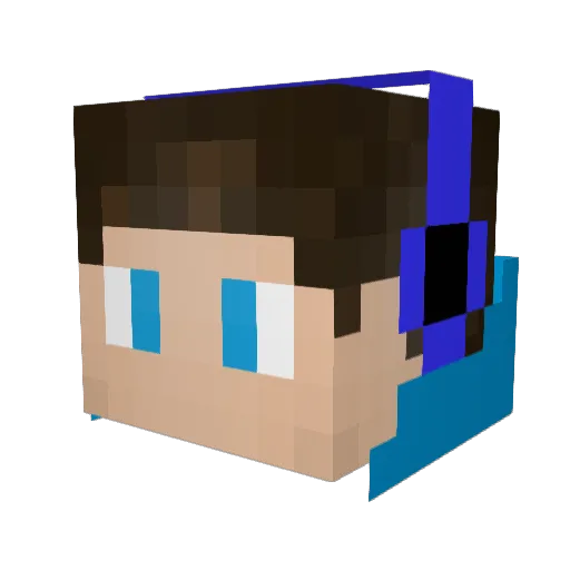 TheAthPixel Minecraft avatar head, 3D render