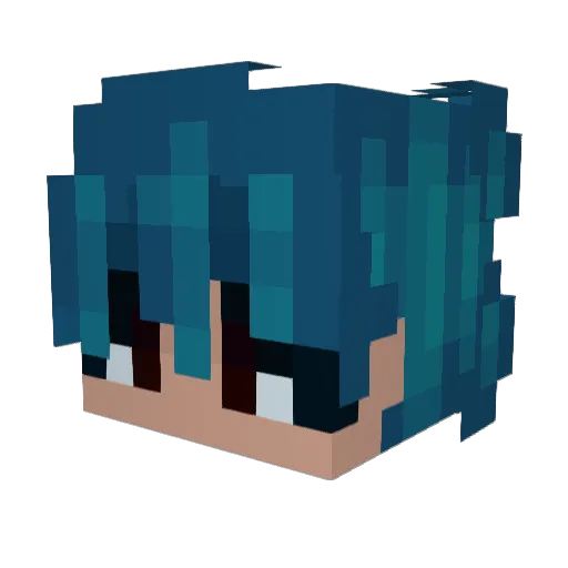 TheAthenian2 Minecraft avatar head, 3D render