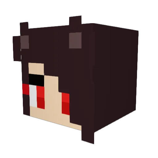 TheAtosen Minecraft avatar head, 3D render
