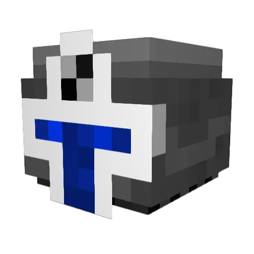 TheAutistikLord Minecraft avatar head, 3D render