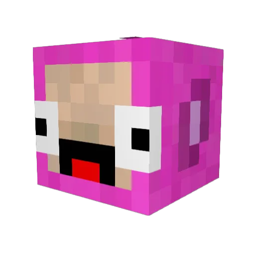 TheAvagetarian Minecraft avatar head, 3D render