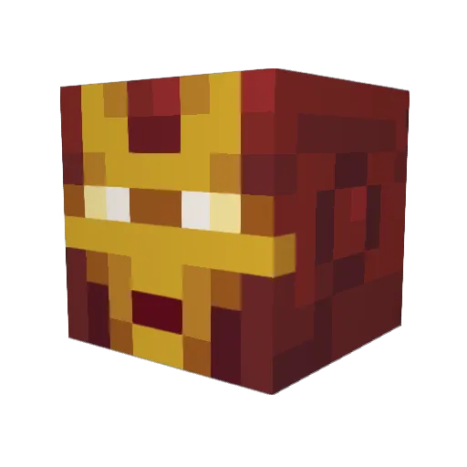 TheAvengedMC Minecraft avatar head, 3D render