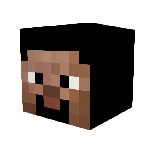 TheAvenger Minecraft avatar head, 3D render
