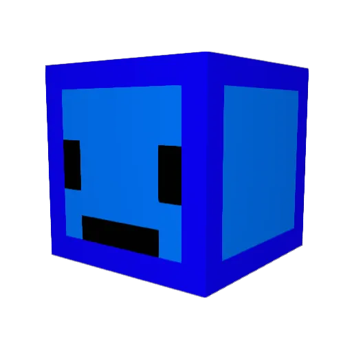 TheAverageBeard Minecraft avatar head, 3D render