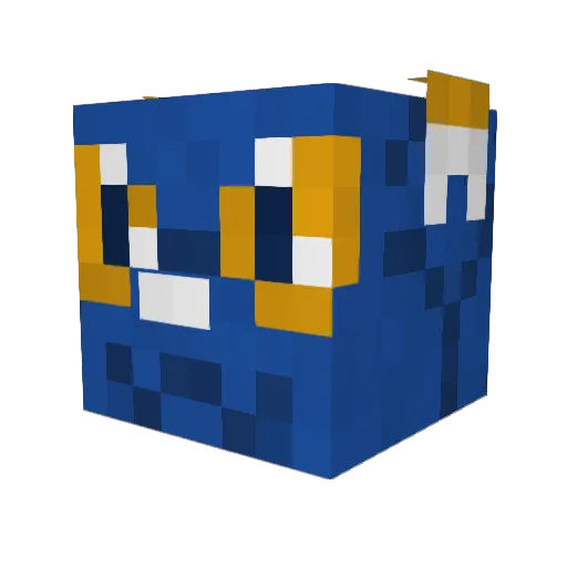 TheAwesomeStuff Minecraft avatar head, 3D render
