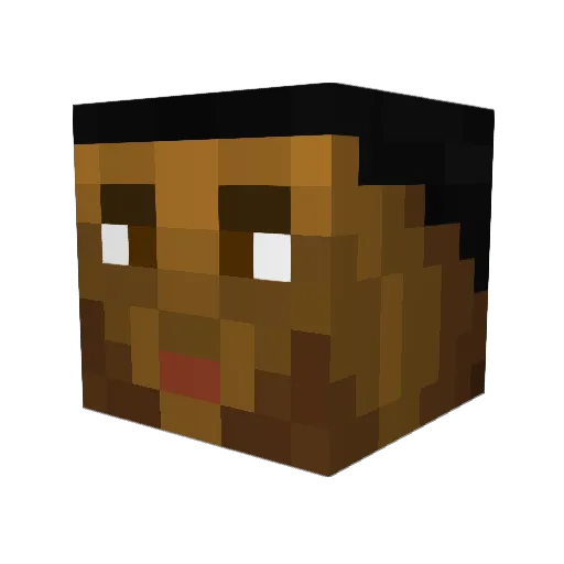 TheAwokenCheeto Minecraft avatar head, 3D render